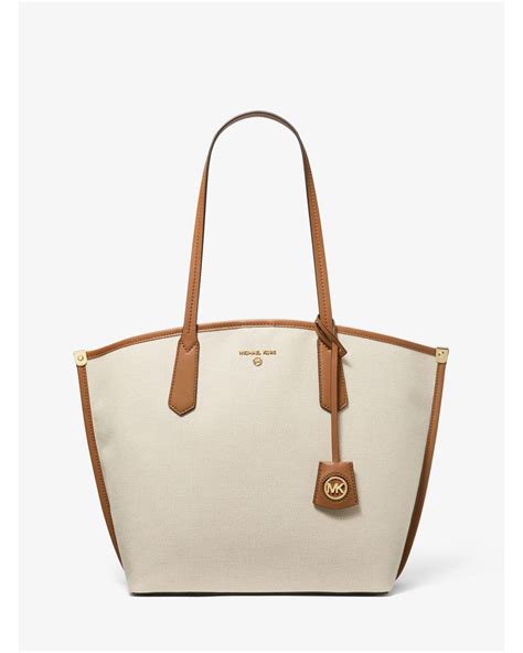 michael kors mk j2782040|Jane Large Canvas Tote Bag .